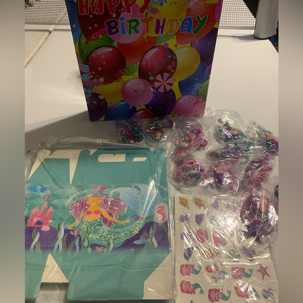 Little mermaid party supplies